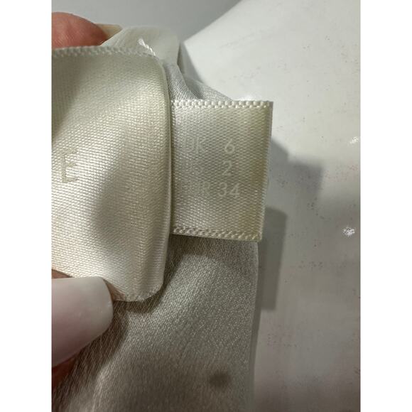 Solace London Mirabelle Black and White Geometric Long-Sleeve Maxi Dress Size 2 - Picture 5 of 7